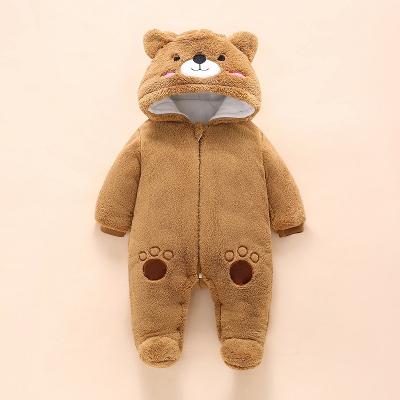 Winter Clothing Toddler Girl - 0-12M Baby Rompers Cute Bear Toddler