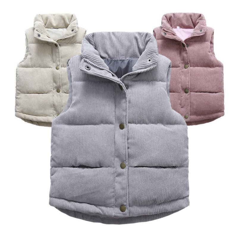 Winter Clothing Kids - Kids Boys Girls Corduroy Vests Thicken