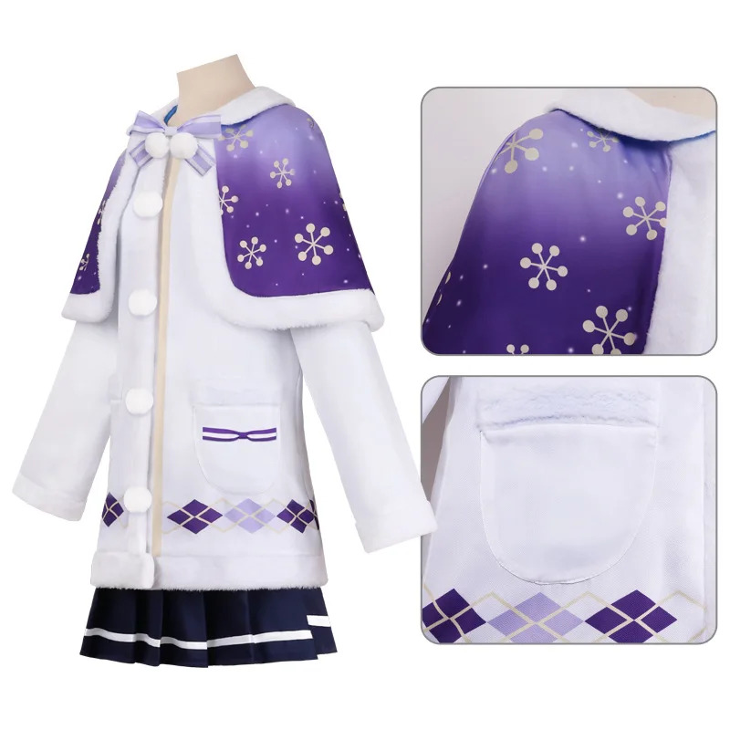 Winter Clothing Youtube - Anime Otori Emu‌ Cosplay Costume Pink