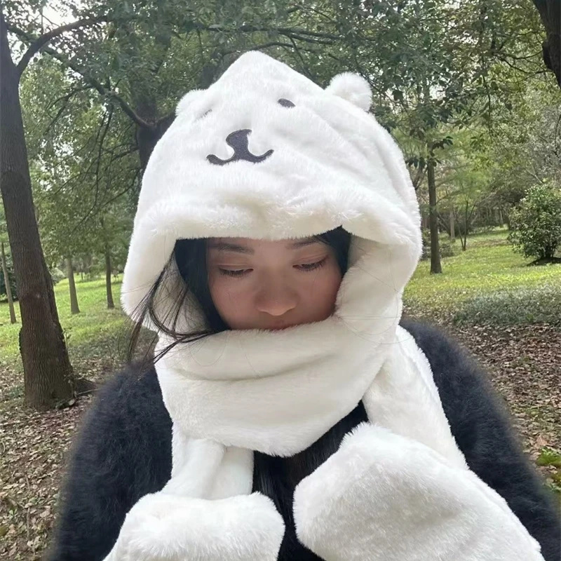 Winter Clothing Kids - 3 In 1 Plush Thick Hooded
