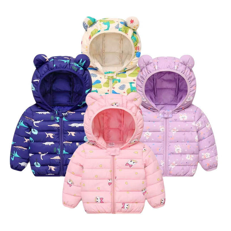 Winter Clothing Toddler Girl - Children's Cotton Coat Baby Cartoons Down