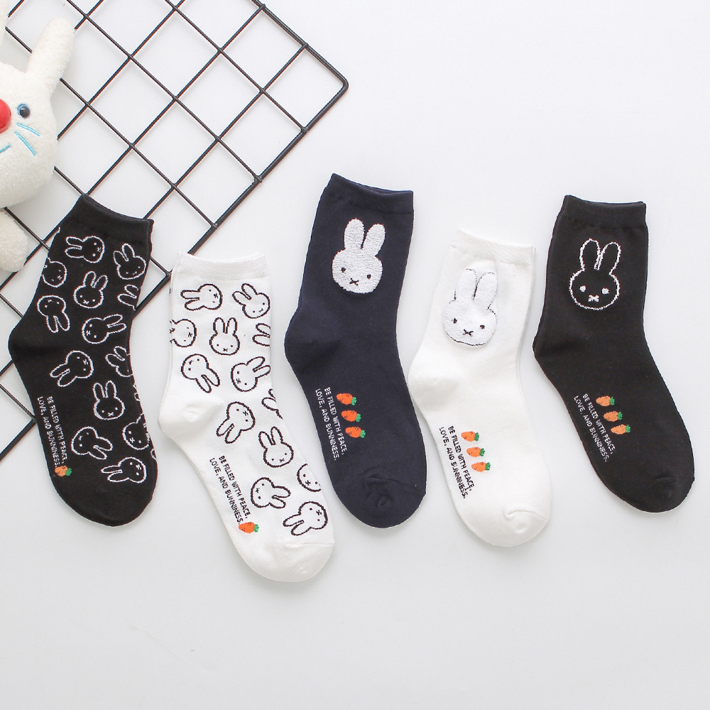 Winter Clothing Youtube - New Miffy Casual Cartoon Women Socks