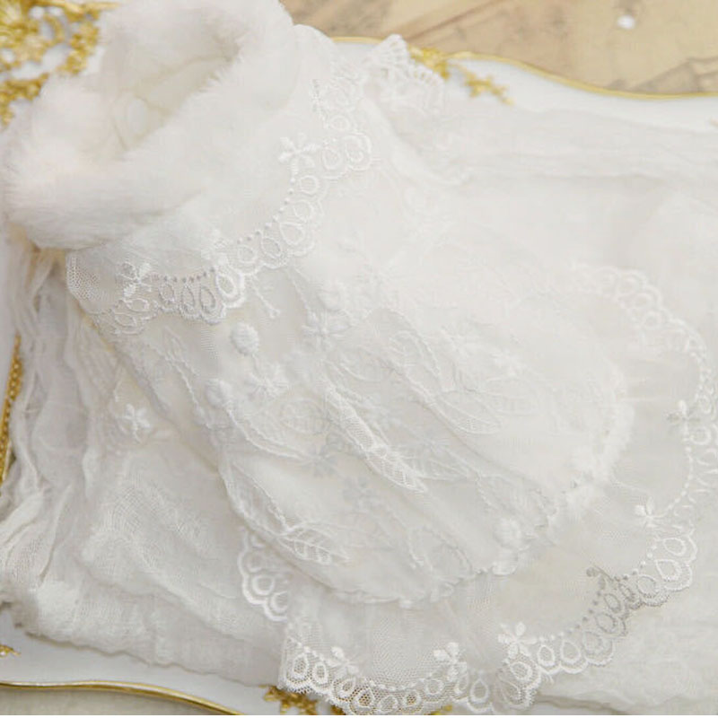 White Dog Clothes Winter Fur C - Winter Clothing Kids 评论和价格