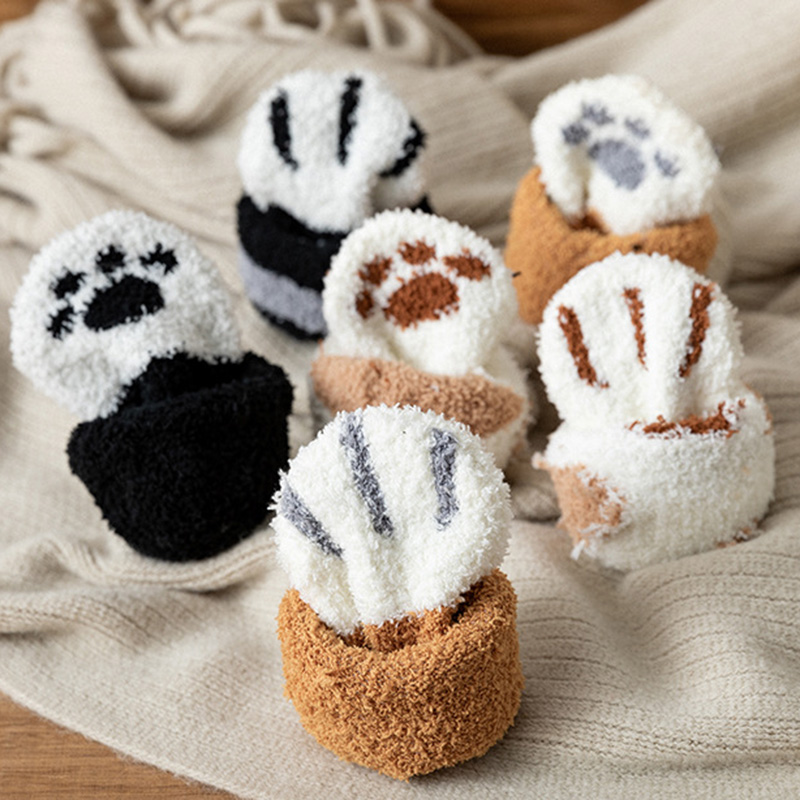 Winter Warm Fluffy Socks Thick - Winter Clothing Youtube 评论和价格
