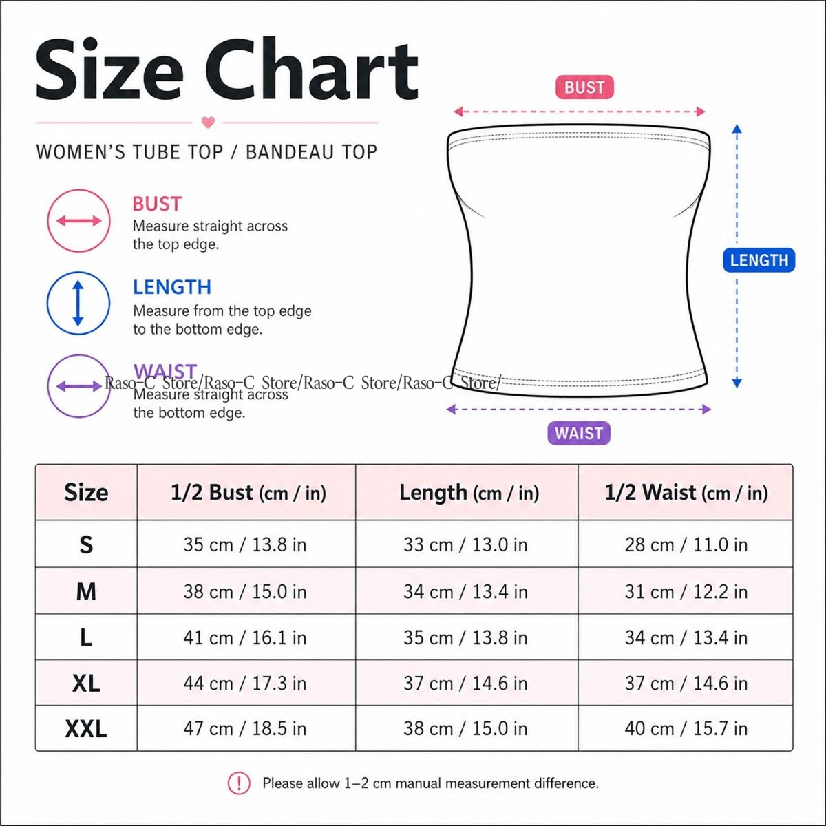 Women Block Crop Slim Tube Top - Winter Clothing Youtube 评论和价格