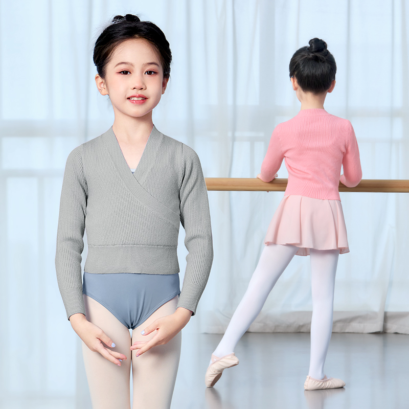 Girls Ballet Sweater Kids Danc - Winter Clothing Kids 评论和价格