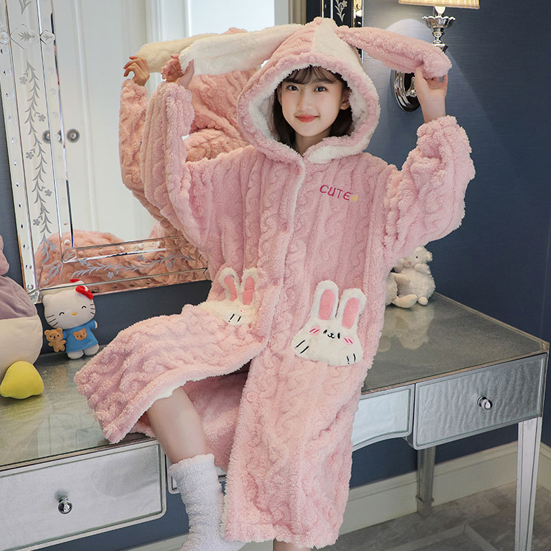 Hello Kitty Miniso Coral fleec - Fleece Hoodie Lined 评论和价格
