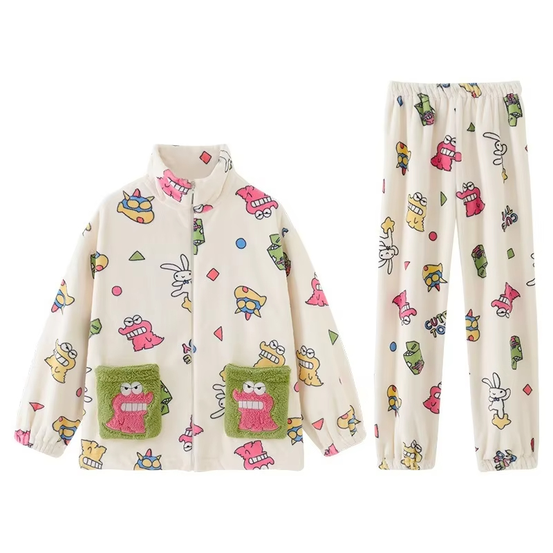 Kawaii Anime Crayon Shin-Chan  - Fleece Hoodie Lined 评论和价格