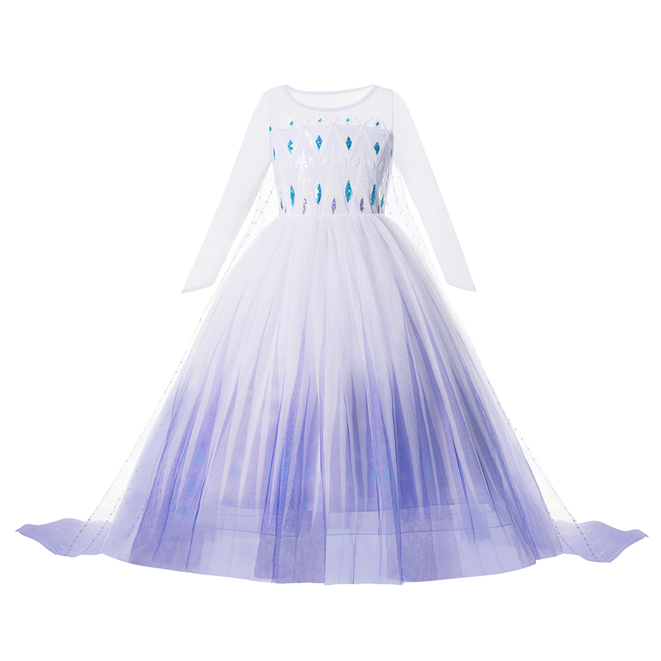 2025 Elsa Carnival Cosplay Cos - Winter Clothing Kids 评论和价格
