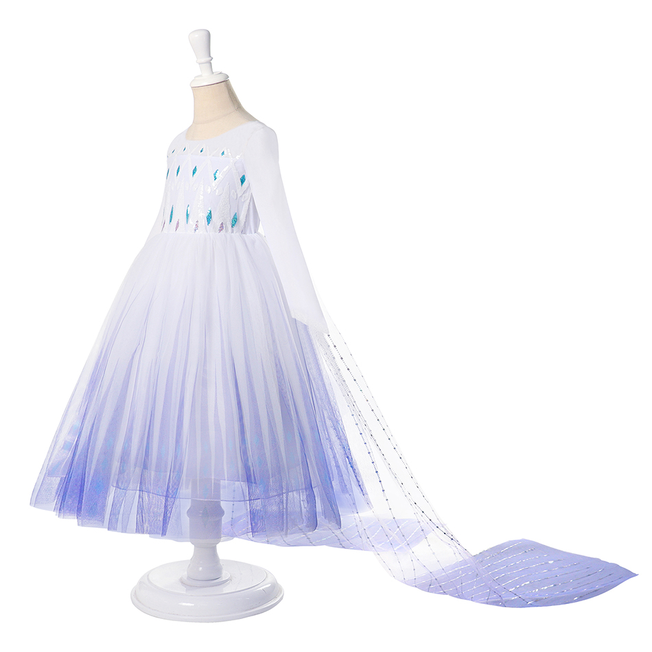 2025 Elsa Carnival Cosplay Cos - Winter Clothing Kids 评论和价格