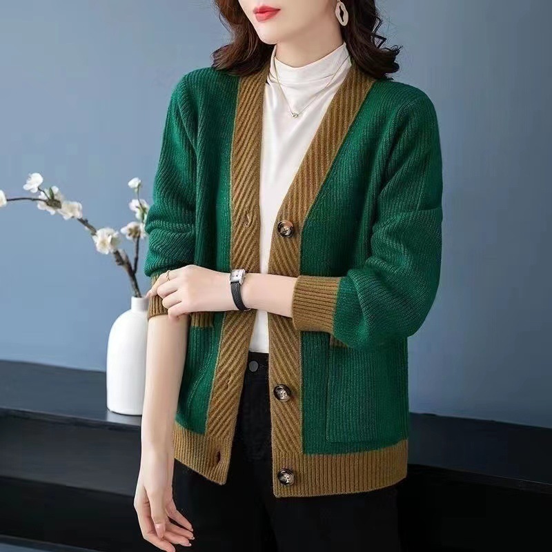 Loose Long Sleeve Cardigan Wom - Winter Clothing Factory Outlet 评论和价格