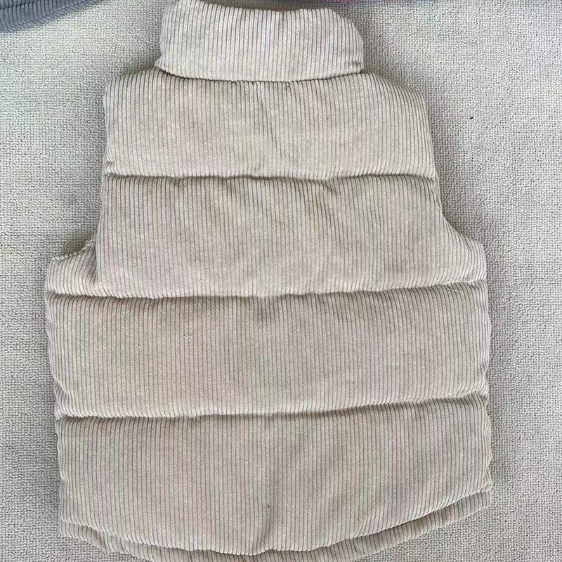 Kids Boys Girls Corduroy Vests - Winter Clothing Kids 评论和价格