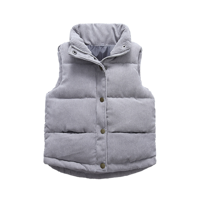 Kids Boys Girls Corduroy Vests - Winter Clothing Kids 评论和价格