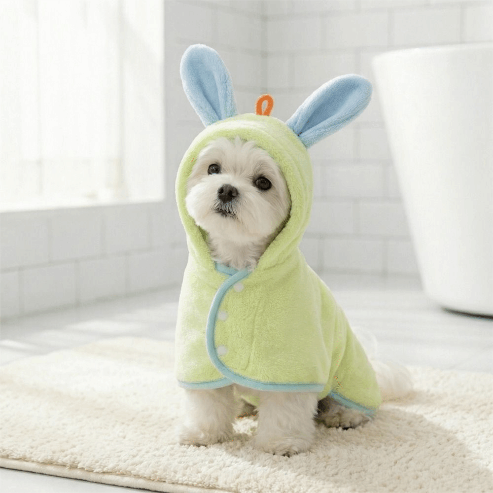 Super Absorbent Dog Hooded Bat - Fleece Hoodie Lined 评论和价格