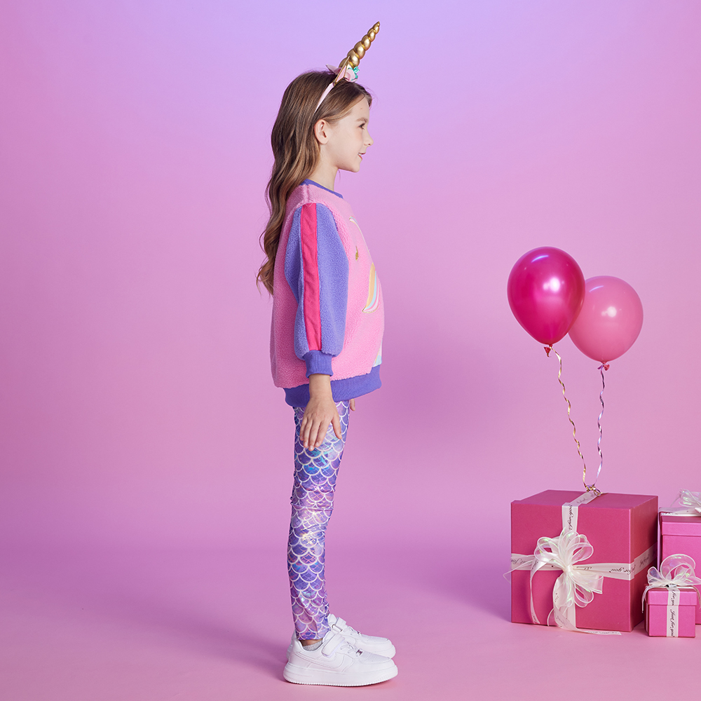 DXTON Girls Sweatshirts Polar  - Winter Clothing Toddler Girl 评论和价格