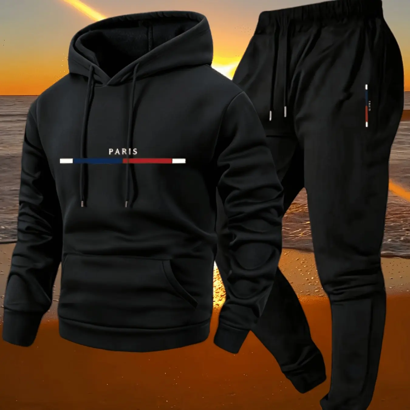 New autumn hoodie hooded set f - Fleece Hoodie Lined 评论和价格