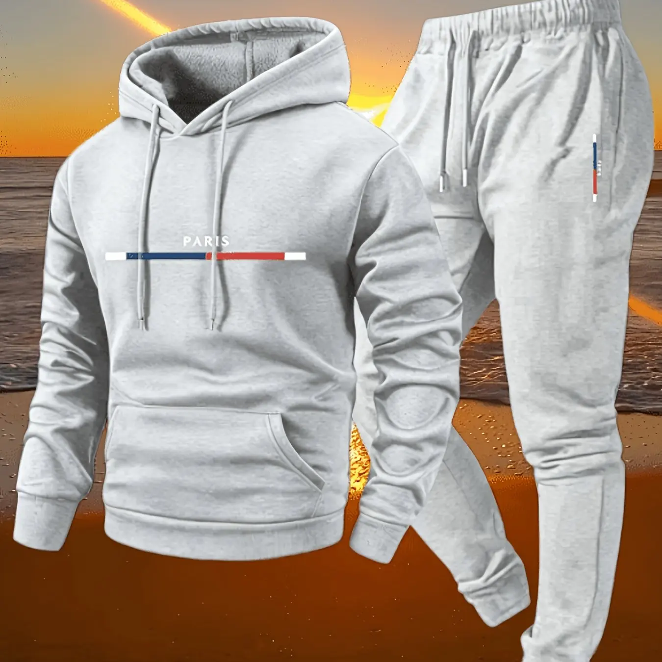 New autumn hoodie hooded set f - Fleece Hoodie Lined 评论和价格