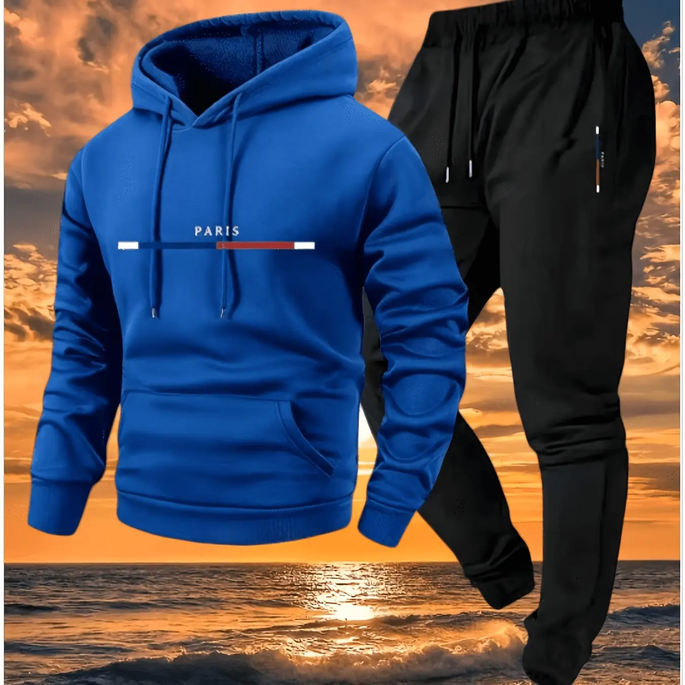 New autumn hoodie hooded set f - Fleece Hoodie Lined 评论和价格