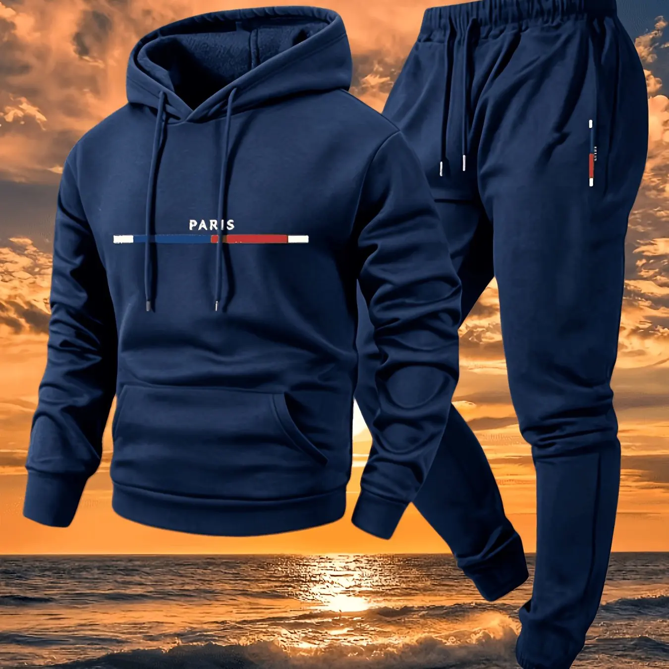 New autumn hoodie hooded set f - Fleece Hoodie Lined 评论和价格