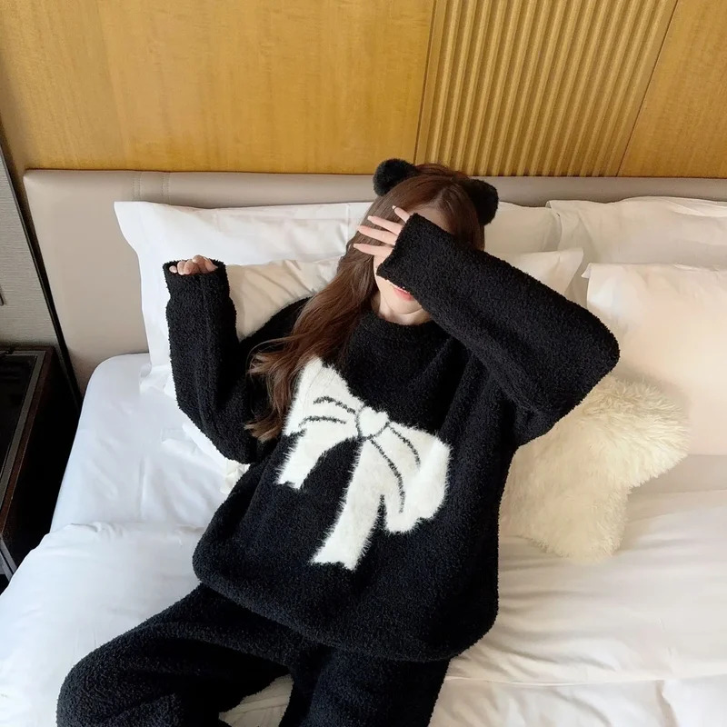 Cartoon Bowknot Christmas Paja - Winter Clothing Youtube 评论和价格