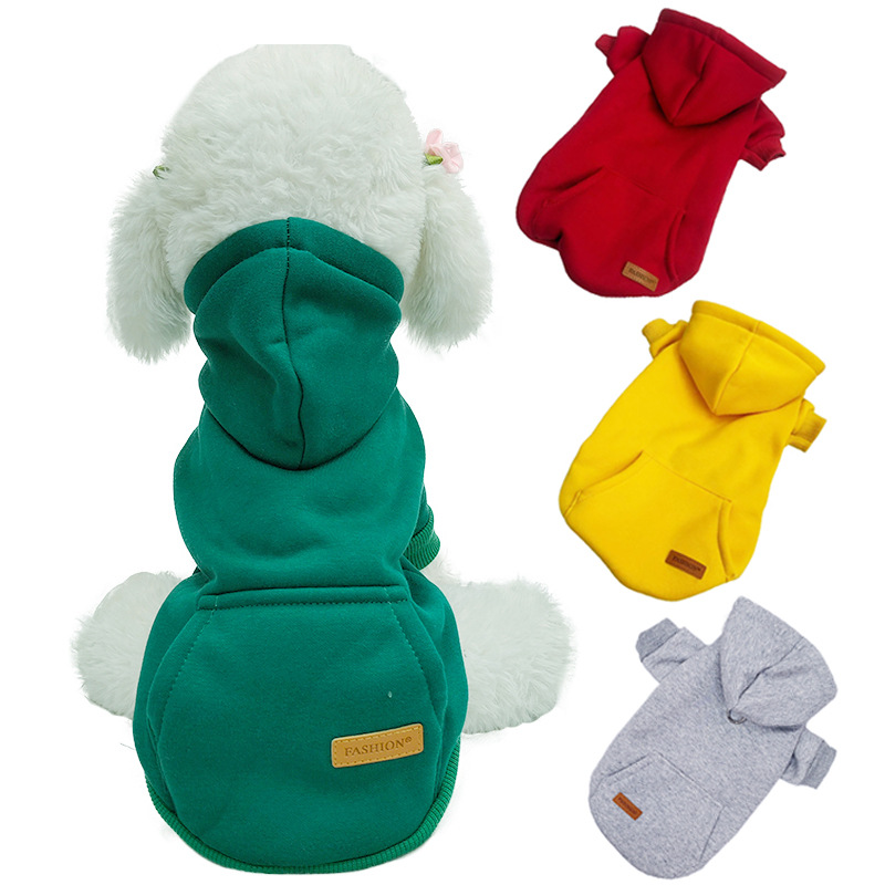 Winter Dog Clothes for Small D - Fleece Hoodie Lined 评论和价格