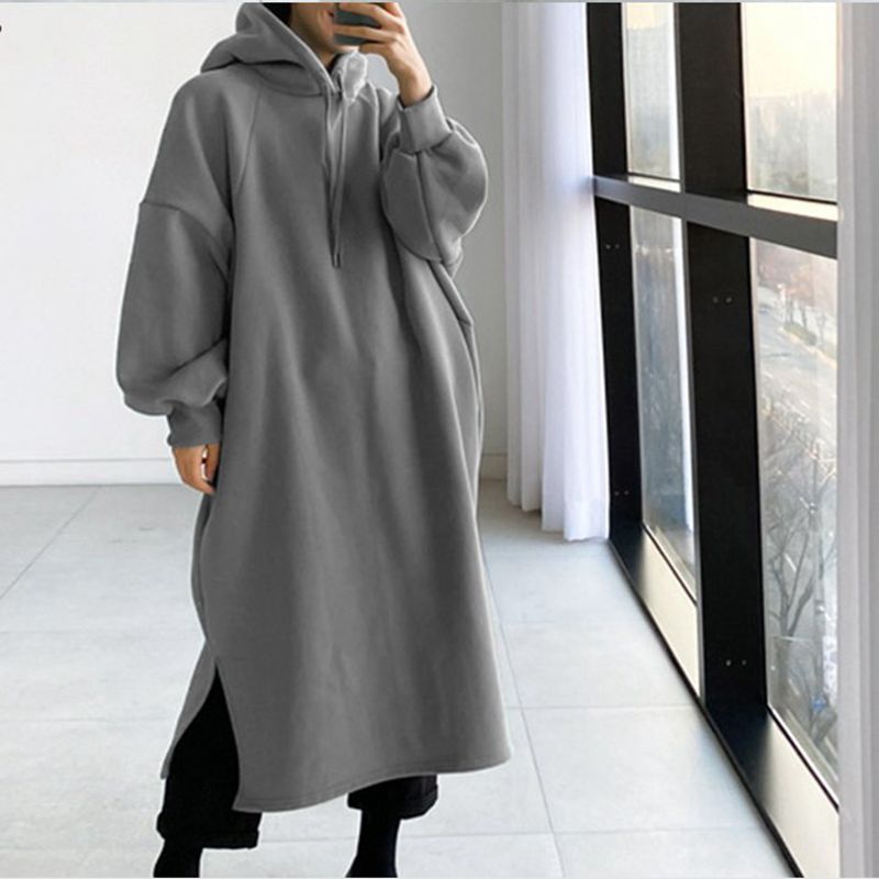 Autumn and winter 150KG ladies - Fleece Hoodie Lined 评论和价格