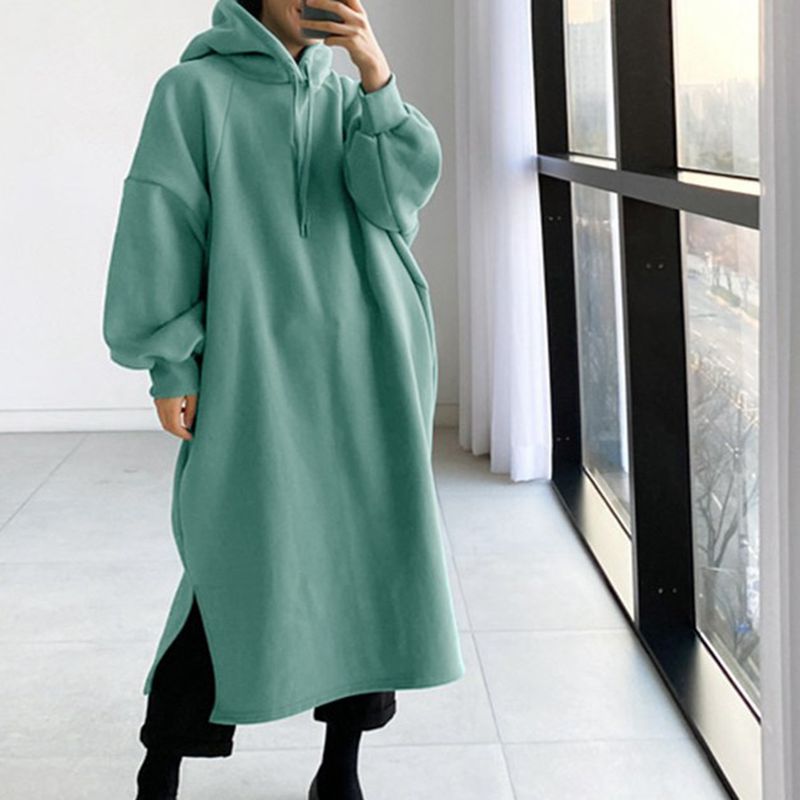 Autumn and winter 150KG ladies - Fleece Hoodie Lined 评论和价格
