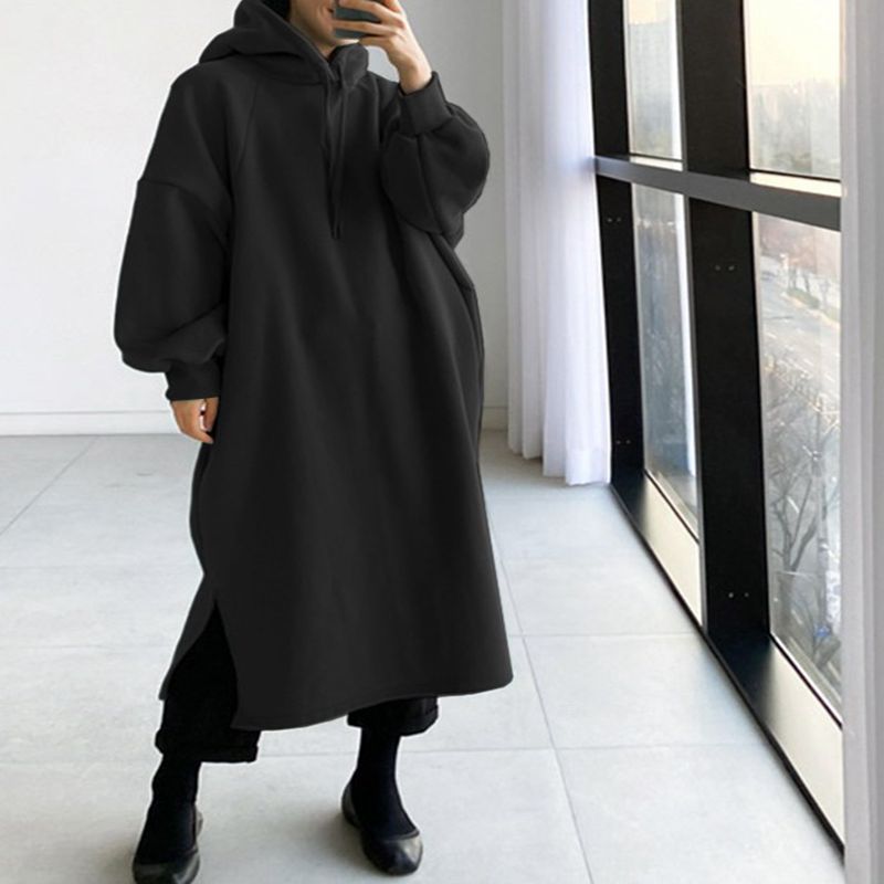 Autumn and winter 150KG ladies - Fleece Hoodie Lined 评论和价格