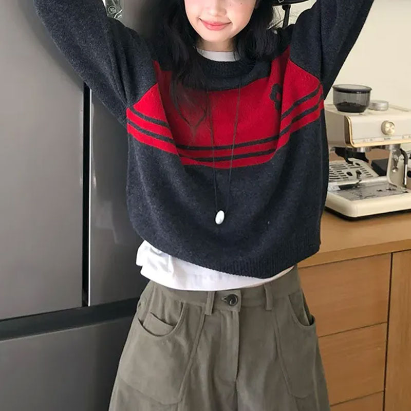 Fashionable Jacquard Weave Swe - Winter Clothing Colors 评论和价格