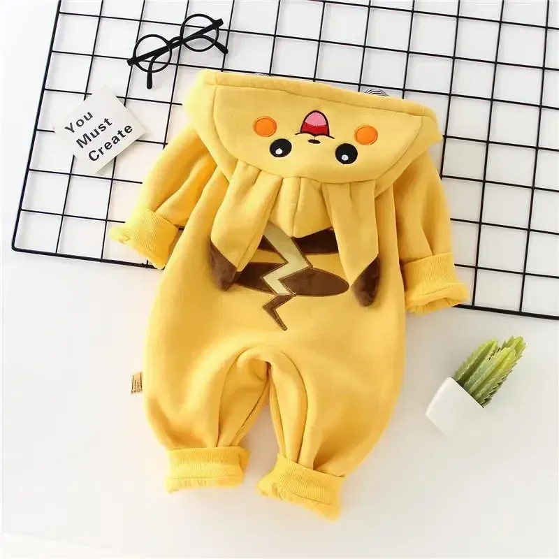 Cartoon Pocket Monsters Baby P - Winter Clothing Kids 评论和价格