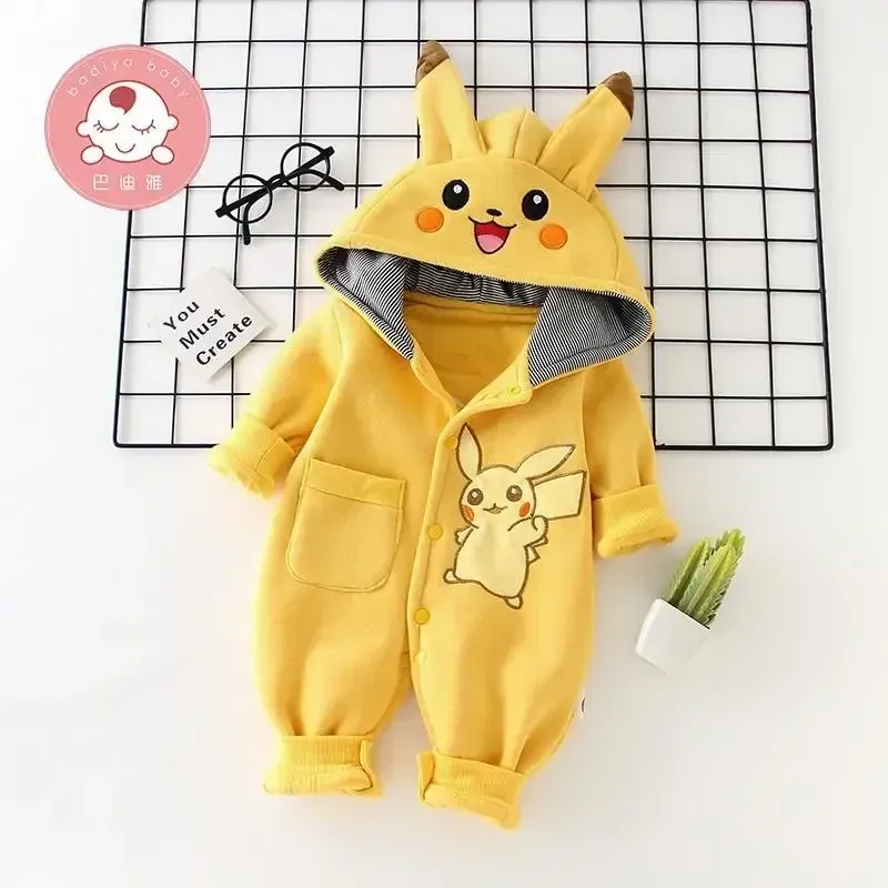 Cartoon Pocket Monsters Baby P - Winter Clothing Kids 评论和价格