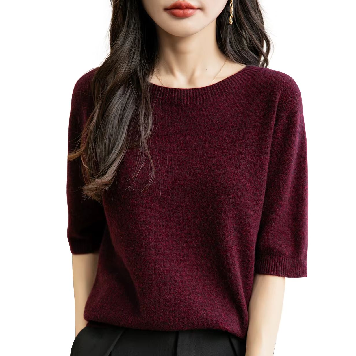 Women's Tops Clothes 100% Meri - Winter Clothing Factory Outlet 评论和价格