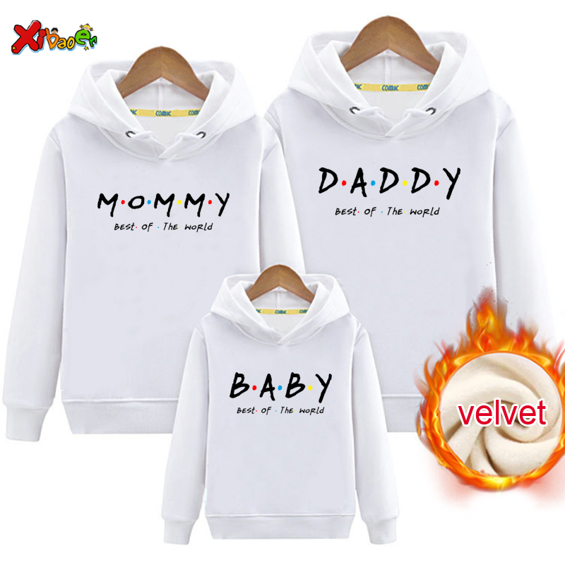Family Outfit Matching Hoodie  - Winter Clothing Kids 评论和价格