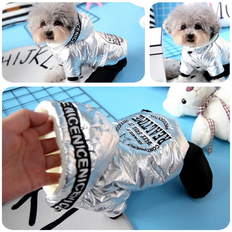 Dog Winter Clothes Thick Fleec - Fleece Hoodie Lined 评论和价格