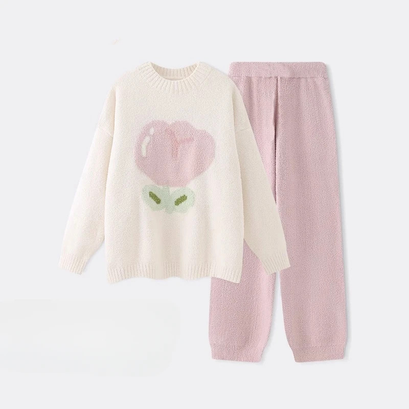 Cute Tulip Pajamas Long Sleeve - Winter Clothing Youtube 评论和价格
