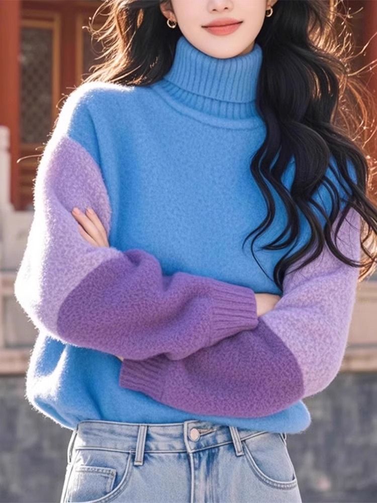 Stylish Contrasting Colors Spl - Winter Clothing Colors 评论和价格