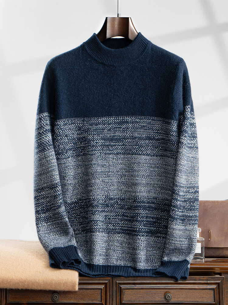 Men's 100% Cashmere Sweater Th - Winter Clothing Colors 评论和价格