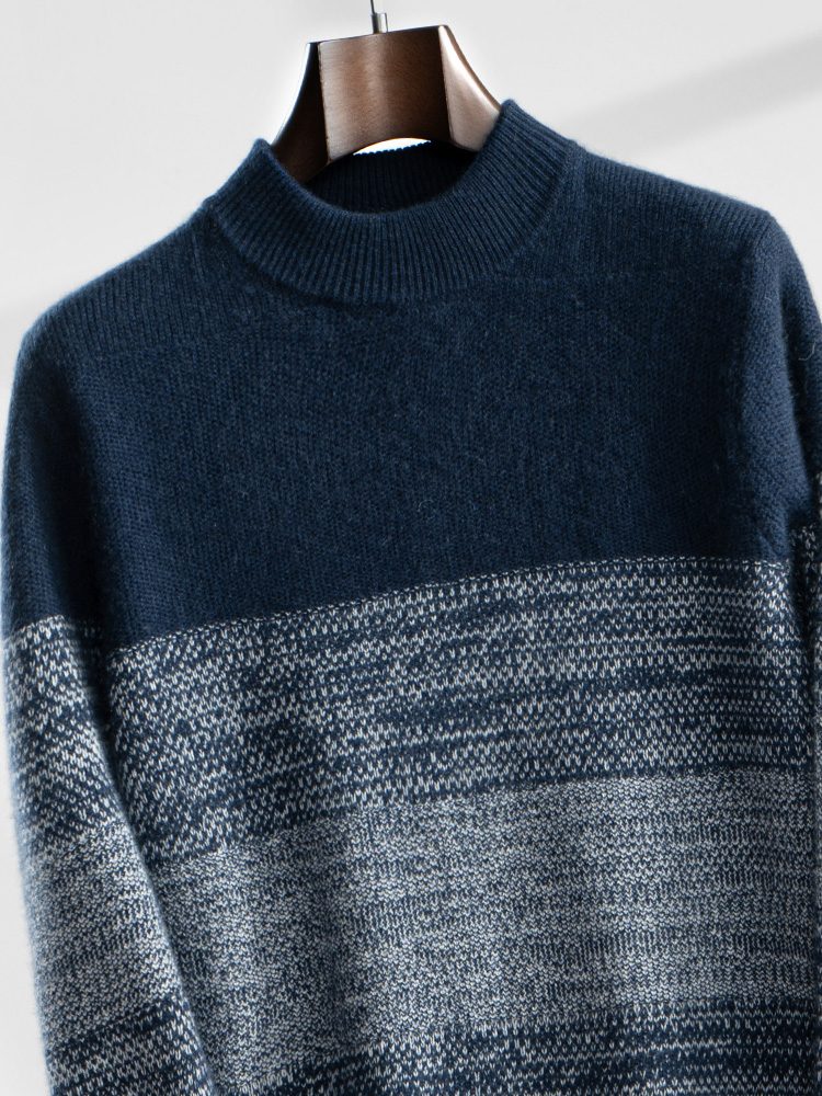 Men's 100% Cashmere Sweater Th - Winter Clothing Colors 评论和价格