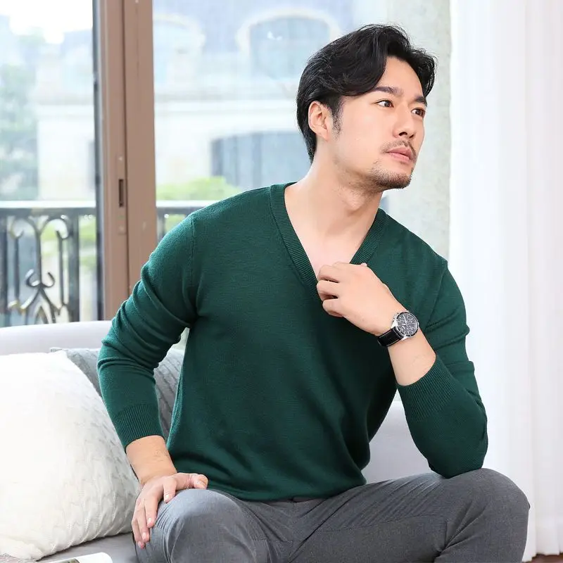 Man Clothes Pullovers Solid Co - Winter Clothing Colors 评论和价格