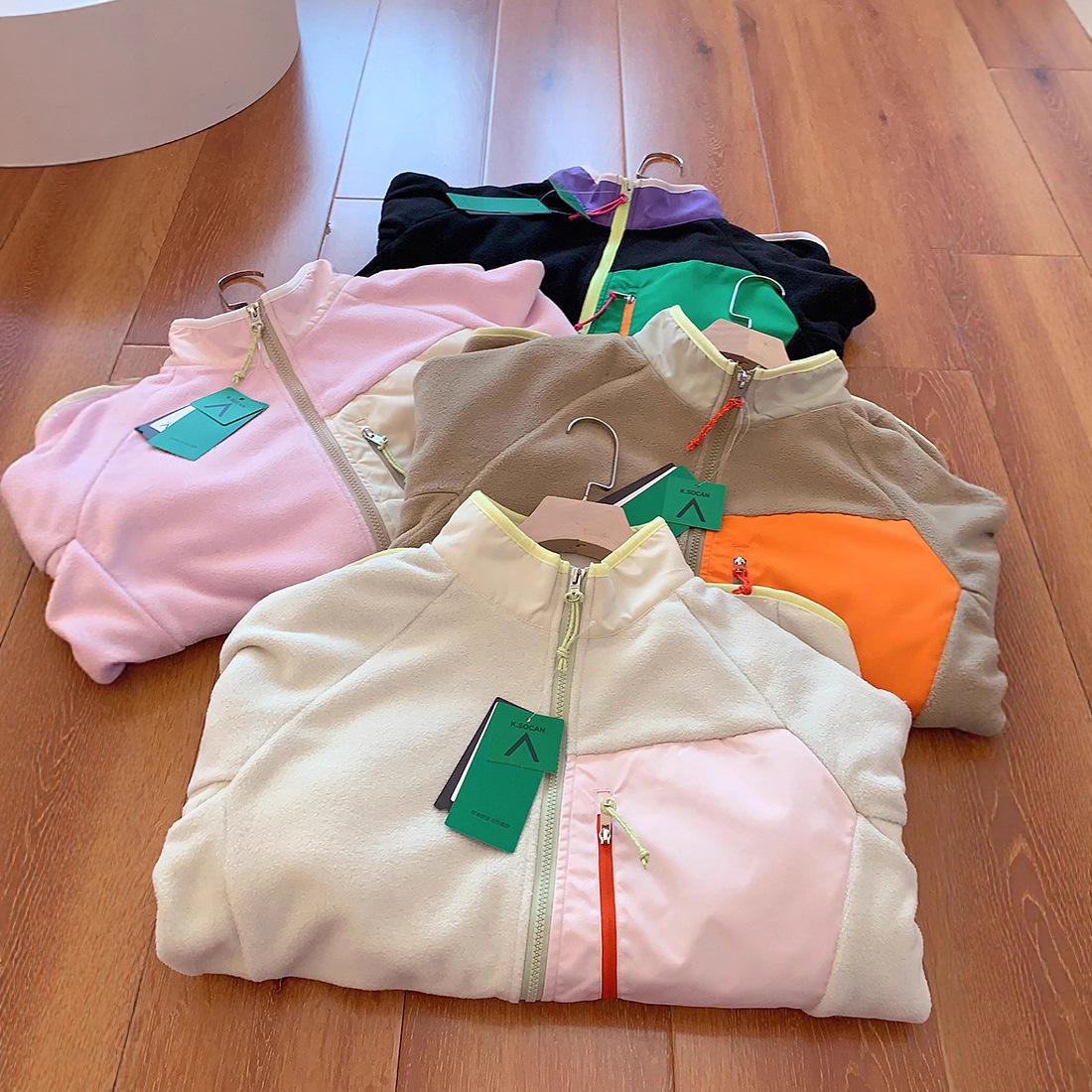 Fleece Jacket Woman Autumn Win - Winter Clothing Colors 评论和价格
